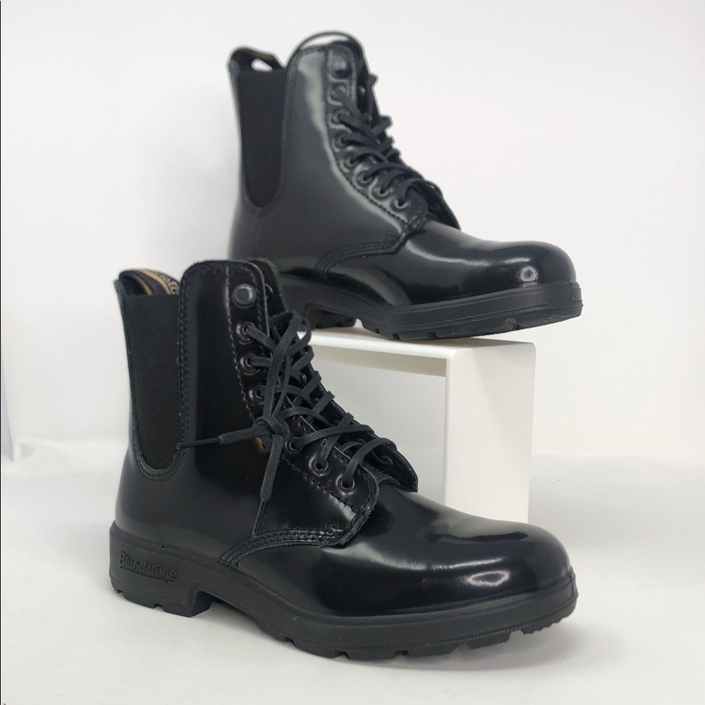 Blundstone Black Leather Women’s Chelsea Lug Boots - Size 6.5